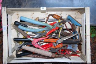 A quantity of shears, etc.