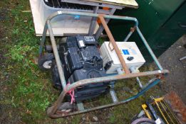A Kohler Command 11HP petrol engined 110 volt generator (working at time of lotting).