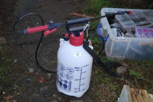 A garden sprayer.