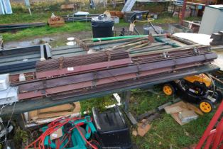 Two Venetian blinds, 27'' and 70'' wide.