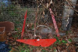 Plough parts, a bearing casing, a tow bar and a jack-hammer spike.