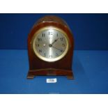 An unusual French Bulle battery electric Clock, having Art Deco style case, model XC, s/n 275415,