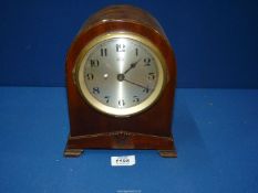 An unusual French Bulle battery electric Clock, having Art Deco style case, model XC, s/n 275415,