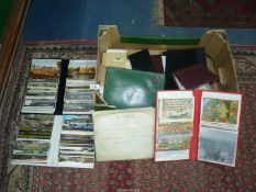 A quantity of postcard and photograph Albums and contents of churches, scenery, etc,