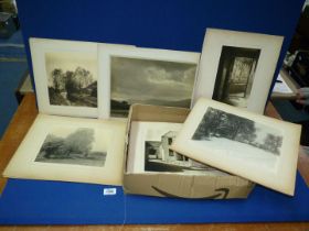 A large quantity of rural landscape photographs, circa 1910.