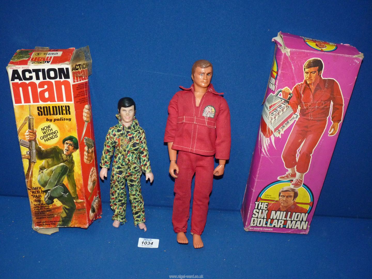 A boxed 'The Six Million Dollar Man' (1975) action figure,