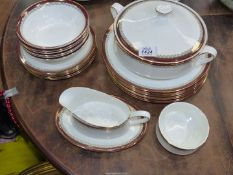 A quantity of Royal Albert Holyrood dinnerware.