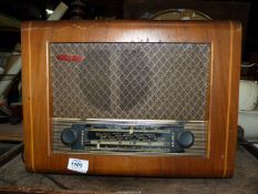 A Cambridge Pye radio, 16" x 7" x 12".