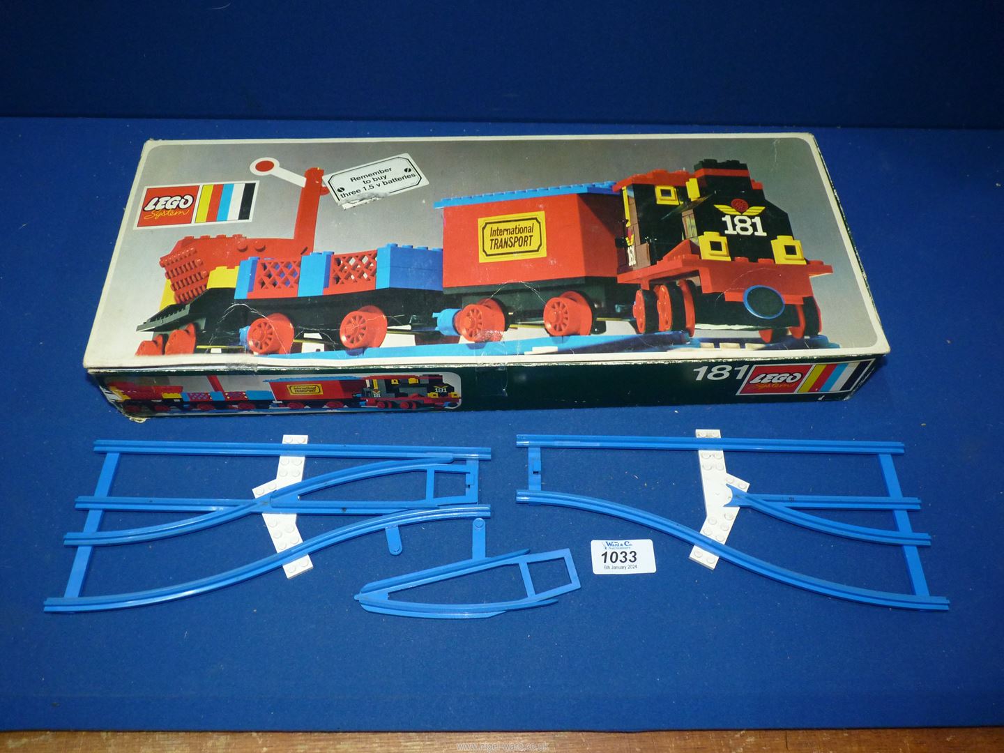 A boxed Lego System 181 International Transport train set. - Image 2 of 2