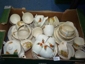 A quantity of mixed teaware to include W.H. Grindley & Co. Ltd.