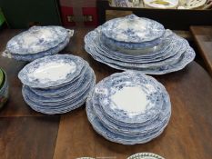A quantity of Johnson Brothers Dinner ware including dinner, side and dessert plates,