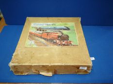 A boxed 'Brimtoy' clockwork train set with engine, carriages, station, etc, Dinky toys,