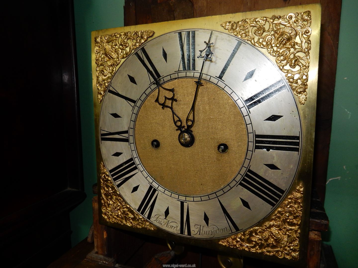 An Oak cased long-case Clock having an eight day movement striking the hours on a bell, - Image 11 of 11