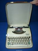 An Olympia Splendid 66 typewriter.