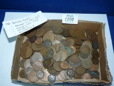 Various pre-decimal coins including Old pennies (Edward VII, George V, VI & Queen Elizabeth II,