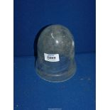 A small glass dome, 6'' tall.