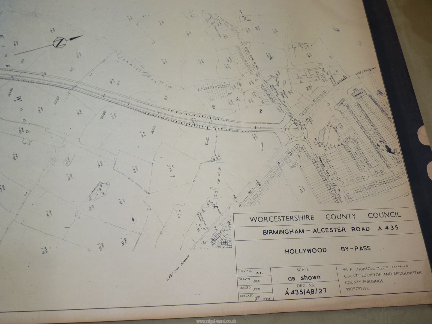 A quantity of plans from Worcestershire County Council mostly with reference to the Birmingham - Image 5 of 5