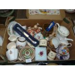 A quantity of china including an Aynsley teacup, Royal Grafton bread knife,