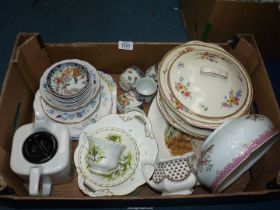 A good quantity of china including Royal Albert cup and saucer, Kaiser 'Ermitage' bowl,