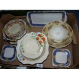 A quantity of china including fruit bowls, Imbros tea ware, dessert dishes etc.