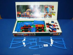 A boxed Lego System 181 International Transport train set.