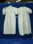 Two Christening gowns