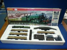 A Hornby 'OO' Flying Scotsman railway set.