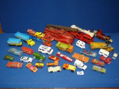 A quantity of die-cast vehicles including Dinky M.