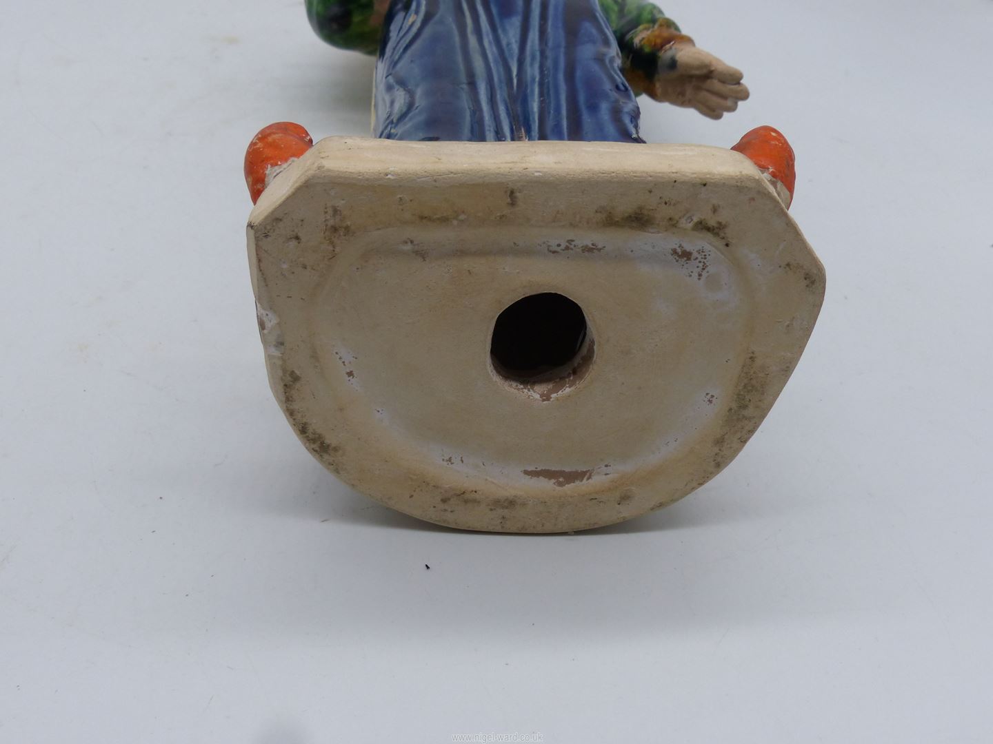 A Chinese pottery figure after a model of a Court lady from the Tang dynasty, 16 1/2" tall. - Image 3 of 5