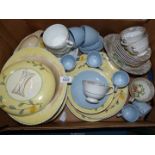 A quantity of part sets including Staffordshire pottery 'Stylecraft' dinner ware,