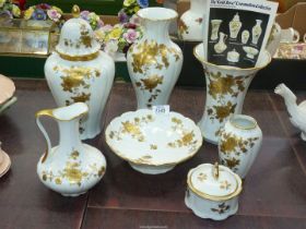 A quantity of Bavarian china ornaments from the Coronation Collection for the 25th Anniversary,