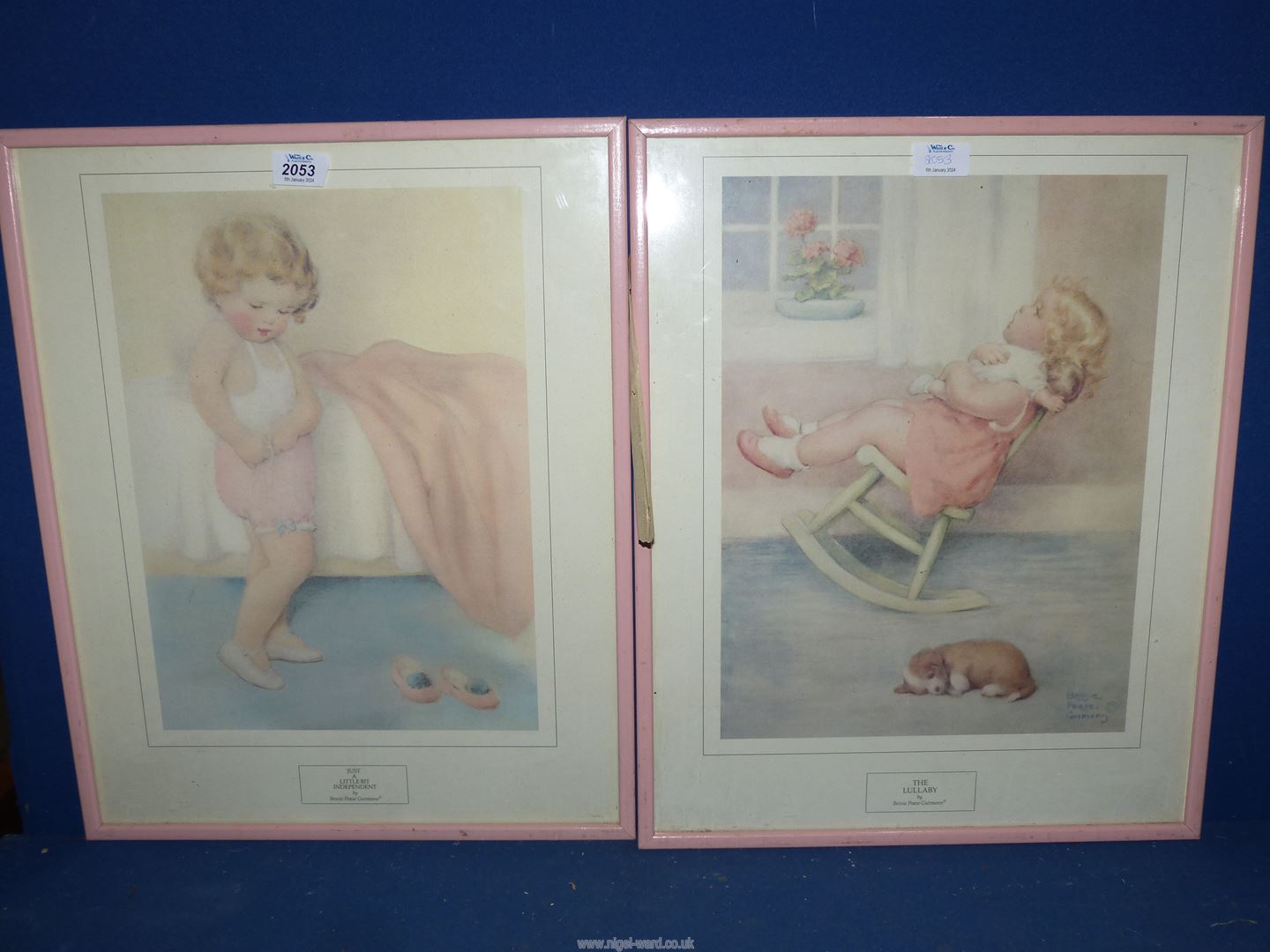 Two Prints by Bessie Pease Gutmann.