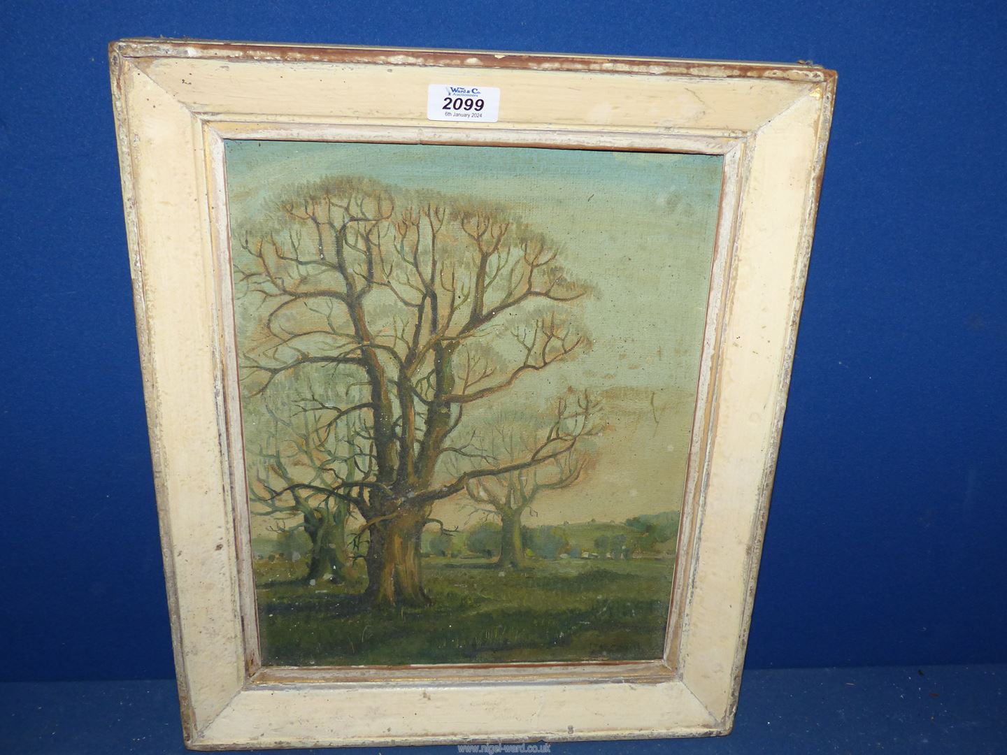 A framed Oil on board of Parklands, signed lower right 'Makinson',