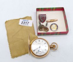 A Waltham pocket watch (no.