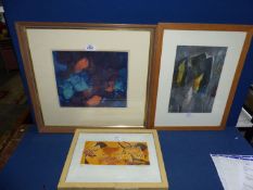 Two Prints, one by Judith Davies, limited edition 2012 and the other by Verena Vickers 1979, no.