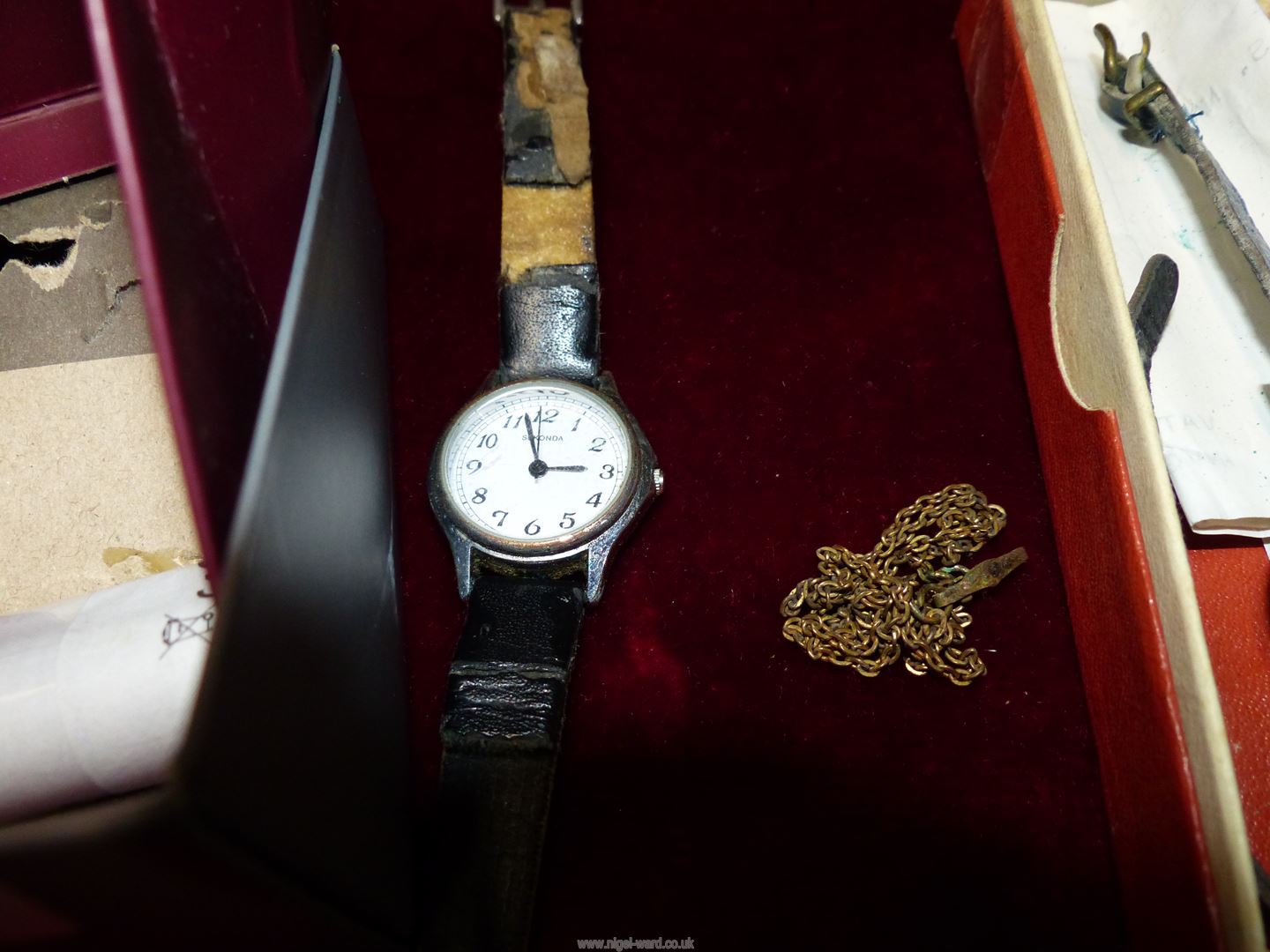 A Smiths lady's watch, Sekonda lady's watch and lady's silver pocket watch engraved to the back, - Image 4 of 4