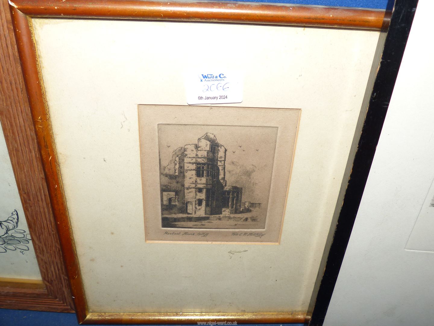 A George Belcher Print of James Pryde, Etching of Herbert House, - Image 3 of 4