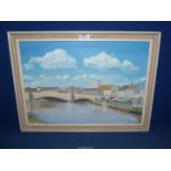 A Charles Sims Oil painting of Wareham.