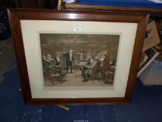 A large framed W. Dandy Sadler Print - 'The Chorus', 32 3/4'' x 26 3/4''.