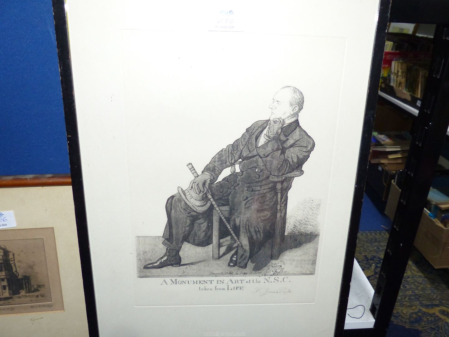 A George Belcher Print of James Pryde, Etching of Herbert House, - Image 4 of 4