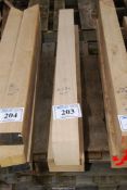 Two lengths Oak - 6" x 3½" x 43" long.