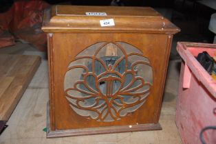 An old fashioned Radio speaker.