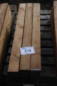 Thirty lengths of Treated Softwood - 3" x ¾".