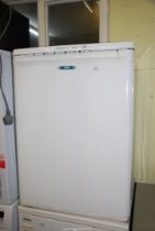 A 'Zanussi' free-zone low energy under-counter fridge.