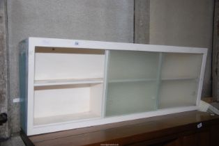 A kitchen cupboard with 49" wide x 10" depth x 18" high.