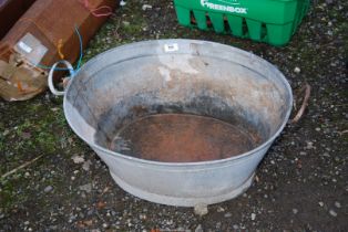 A Galvanised Bath.