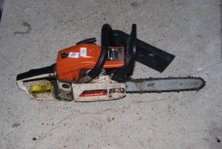 A 'Neilsen' gasoline chainsaw (working at time of lotting).