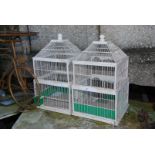 Two Bird cages.