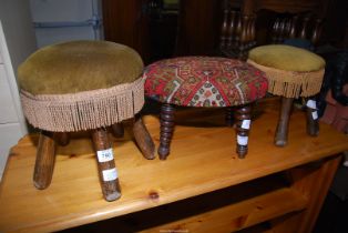 Three small stools.