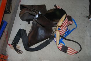 'M & J Saddlery' Saddle and Girths.